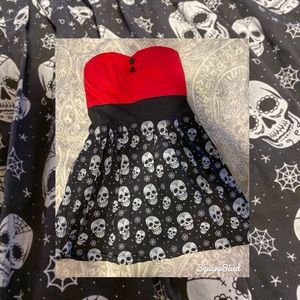 Sourpuss Sugar skull dress.